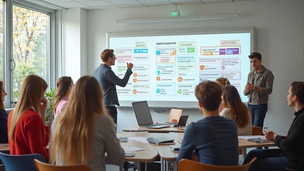 Moderne taalonderwijsomgeving met interactieve leermateriaal